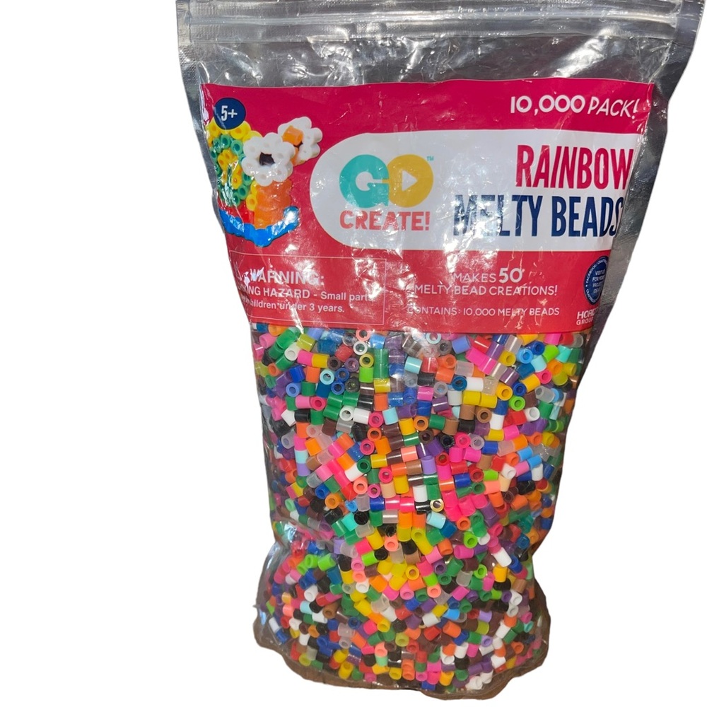 Rainbow Melty Beads Makes Melty Creations Craft Beads Multi Colored Beads